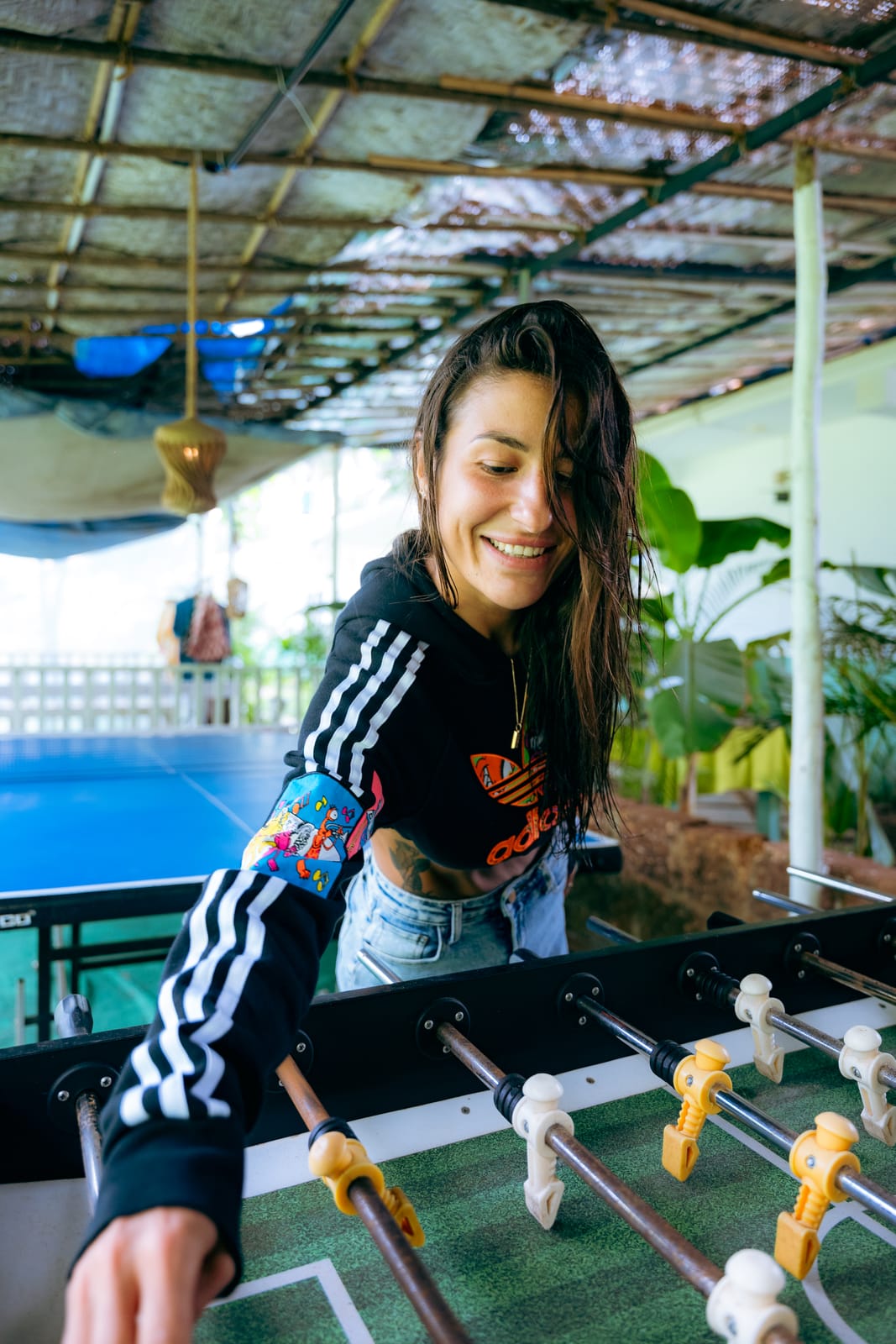 Table tennis and games area at Gaia
