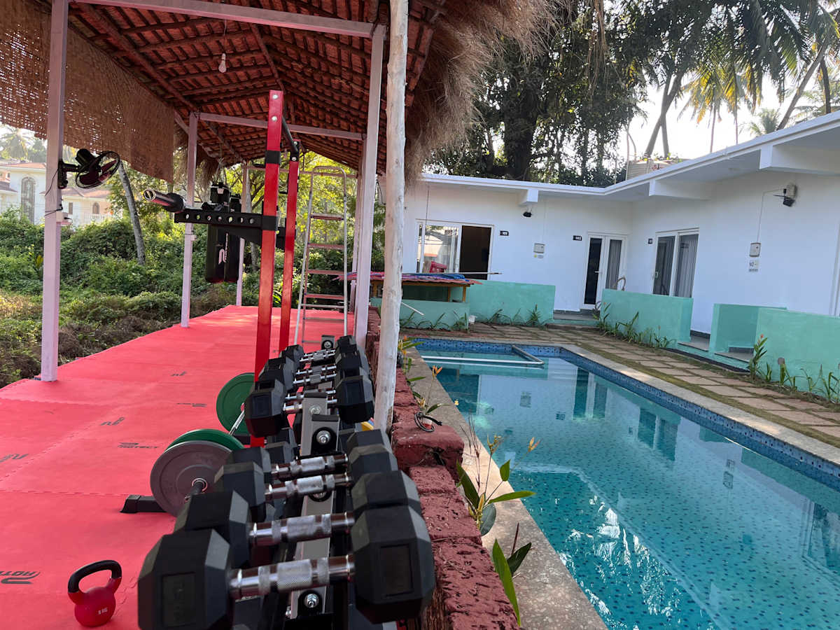 Gaia Fit Lab — gym and pool in Morjim Goa