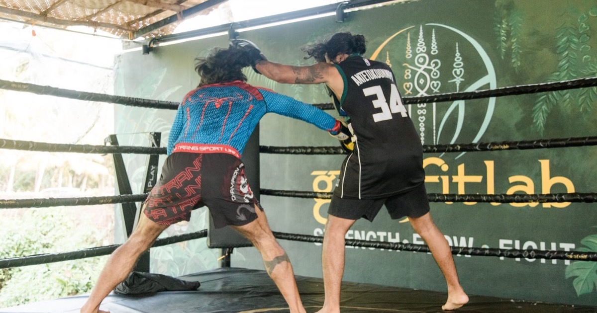 Gaia Fit Lab — outdoor gym and pool in Morjim, North Goa